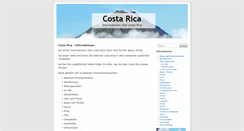 Desktop Screenshot of costarica-informationen.de