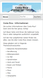 Mobile Screenshot of costarica-informationen.de