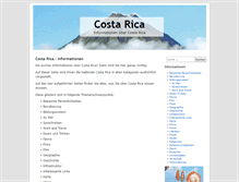 Tablet Screenshot of costarica-informationen.de